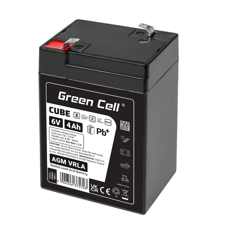 Batéria AGM VRLA 6V 4Ah IP54