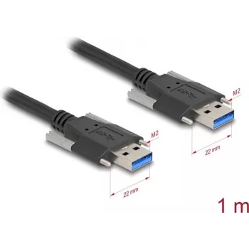 USB kábel DeLOCK 80998 USB 3.2 Gen 1 1 m USB A čierny