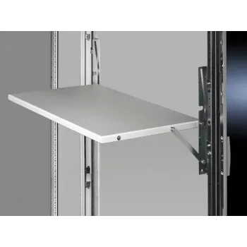 Racková polica Rittal PS 4638.600 — oceľ, sivá, jedna výšková jednotka (balenie 1 ks)