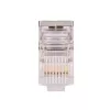 Sieťový kábel Extralink RJ45 konektor samec CAT5E FTP RJ45 8P8C transparentný