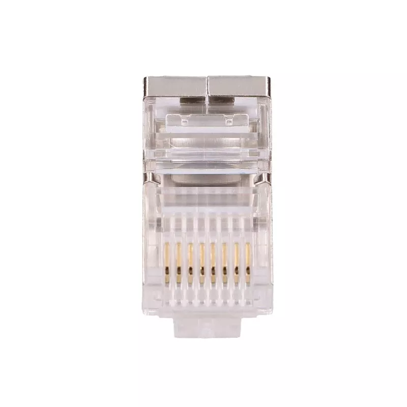 Sieťový kábel Extralink RJ45 konektor samec CAT5E FTP RJ45 8P8C transparentný