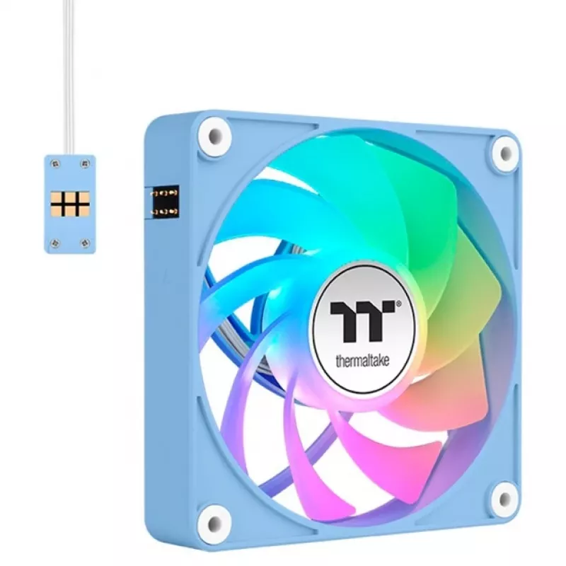 Thermaltake CT140 EX Reverse ARGB 140mm skriňový ventilátor 3 balenie hortenzijová modrá