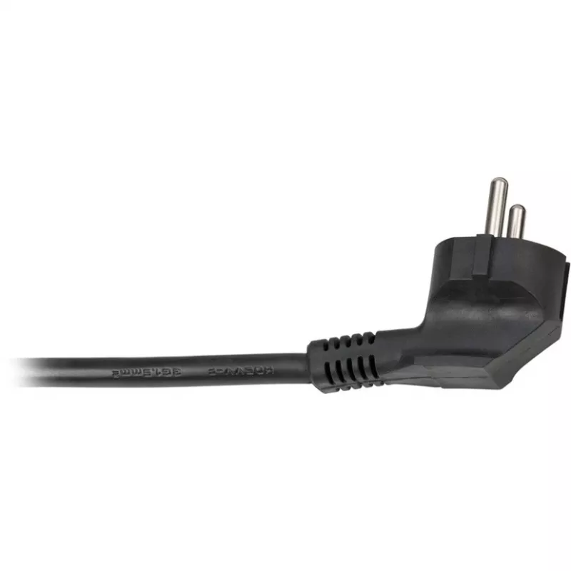 Brennenstuhl 1390007308 - 2 m - 8 AC zásuviek - interiér - IP20 - hliník - plast - čierna - strieborná