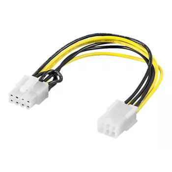 Wentronic Goobay interný napájací kábel PC - PCI Express 6-pin konektor samica > PCI Express 8-pin konektor samica (93635)