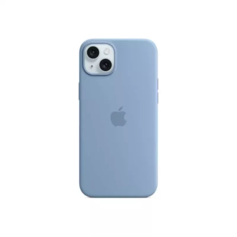 Apple iPhone 15 Plus silikónové puzdro s MagSafe - Winterblau