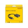 Adaptér DisplayPort 1.2 konektor samec na VGA konektor samica DeLOCK 61006