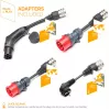 Juice Technology JUICE BOOSTER 2 Traveller Plus EV Set (EU) (antracit/čierna, 1,4 - 22 kW, 3,1 metra kábel)