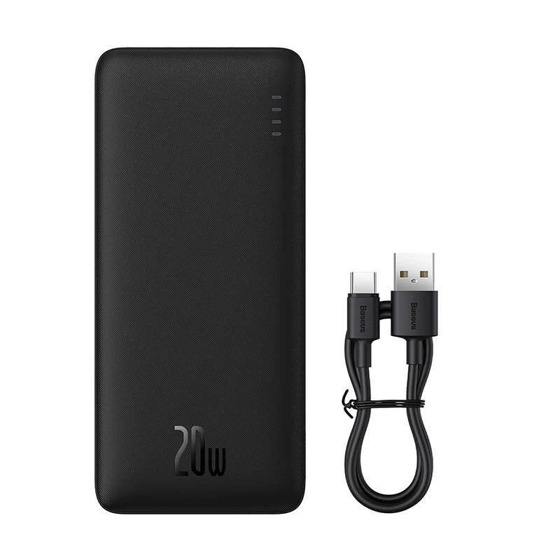 Baseus Airpow lítium-polymérová powerbanka 20000 mAh 20 W čierna