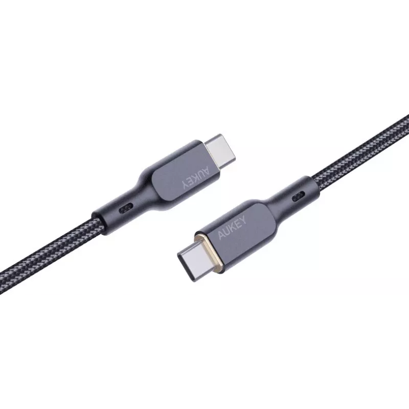 AUKEY CB-KCC101 nylonový kábel USB-C na USB-C 1m