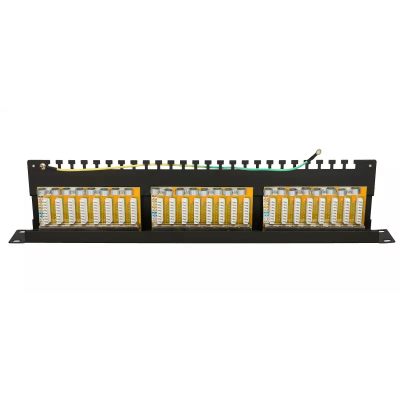 Patch panel Extralink CAT5E STP V2 24 portov