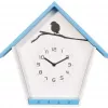 NeXtime hodiny 3109bl Cuckey, 30,5x33x11 cm, nástenné, modrá/biela