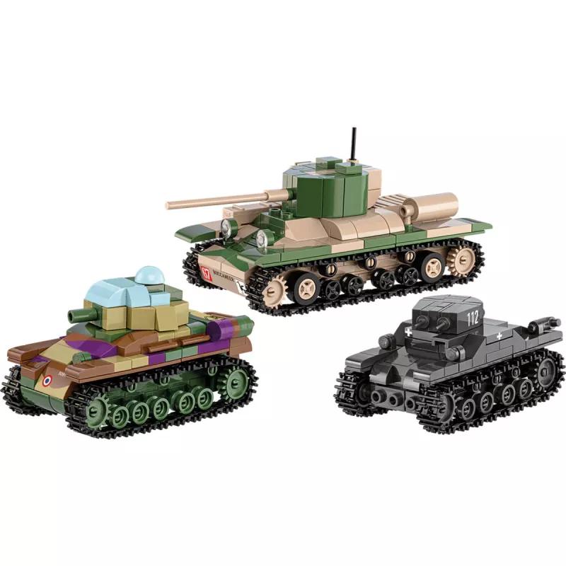 Stavebnica COBI Renault R35 Valentine IX Panzer I 595 dielov