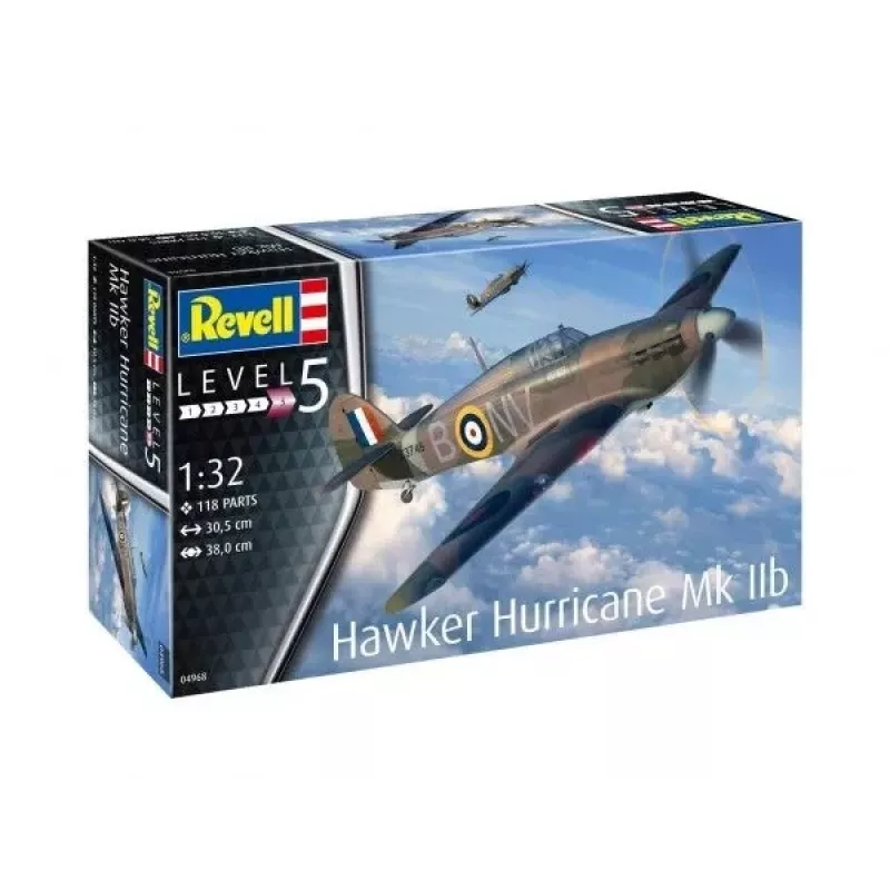 Plastový model lietadla REVELL Hawker Hurricane MK IIB mierka 1/32