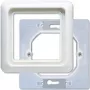 Rámik krytu pre nástenný vypínač JUNG CD 681 WU WW biely termoplast pre modulárne rámiky