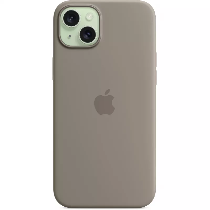 Silikónové puzdro Apple iPhone 15 Plus MagSafe Clay
