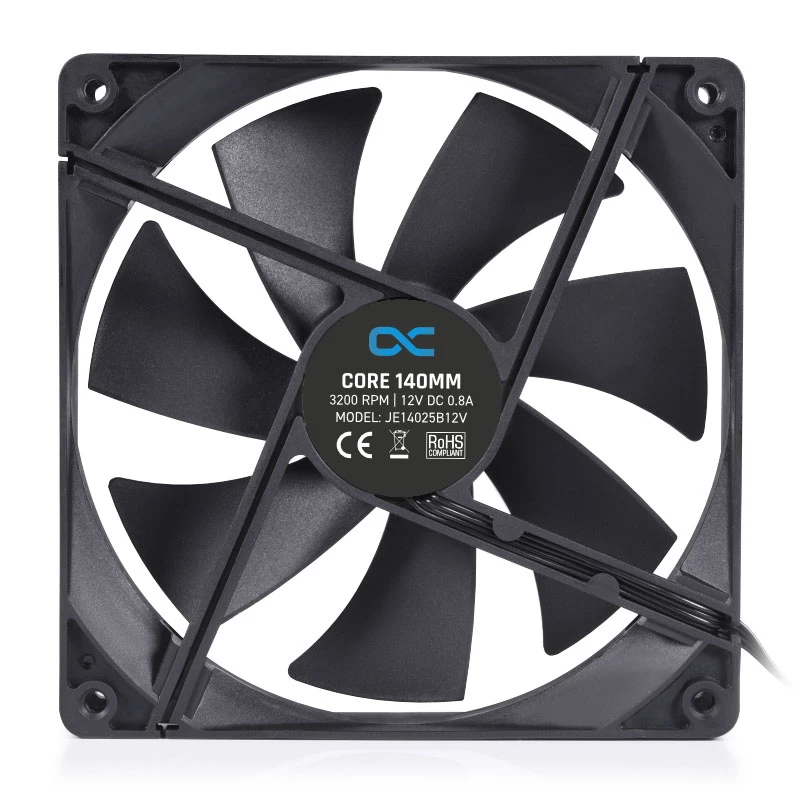 Modul ventilátora Alphacool 24847 čierny plast 140x140x25mm
