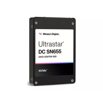 Interná U.3 SSD Western Digital Ultrastar DC SN655 15,36 TB (PCIe 4.0, NVMe 1.4b, 6800/3700 MB/s)