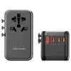 Nabíjačka Vention FJGB0 100W GaN s 3× USB-C a 1× USB-A, čierna