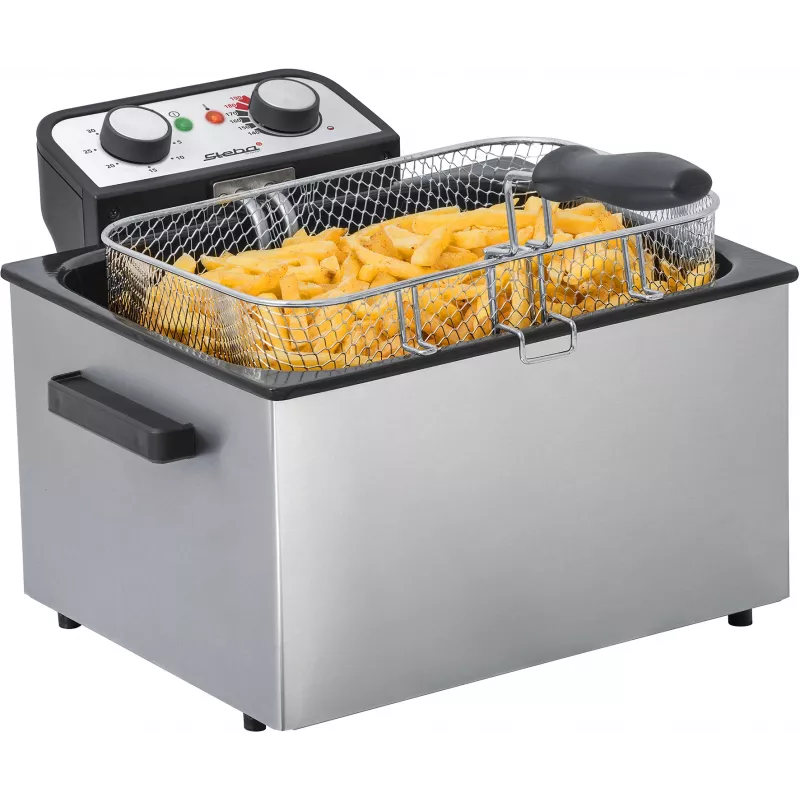 Fritéza Steba DF 300 Double 5 L 3000 W čierna nerez
