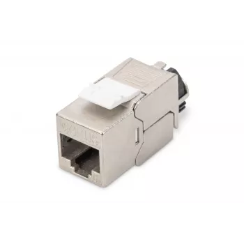 Digitus CAT 6A Keystone modul, tienený, s inteligentným správcom káblov