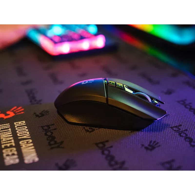 A4TECH BLOODY myš R36 ULTRA WRLS 2.4G+USB čierna