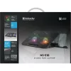 Chladiaci podložka pod notebook DEFENDER NS-510 s 2 ventilátormi, 2×USB portami a RGB osvetlením