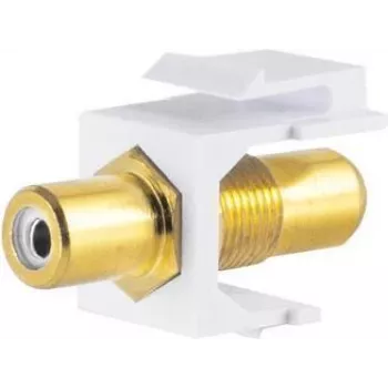 Keystone modul ShiverPeaks BS08-10065 plochý biely konektor samica