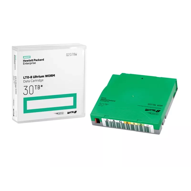 Hewlett Packard Enterprise HPE Ultrium WORM Data Cartridge - LTO Ultrium WORM 8 - 12TB / 30TB - etikety na popis - zelená (Q2078W)