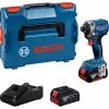 Akumulátorový rázový uťahovák Bosch GDR 18V-215 s 2x 4,0Ah akumulátormi