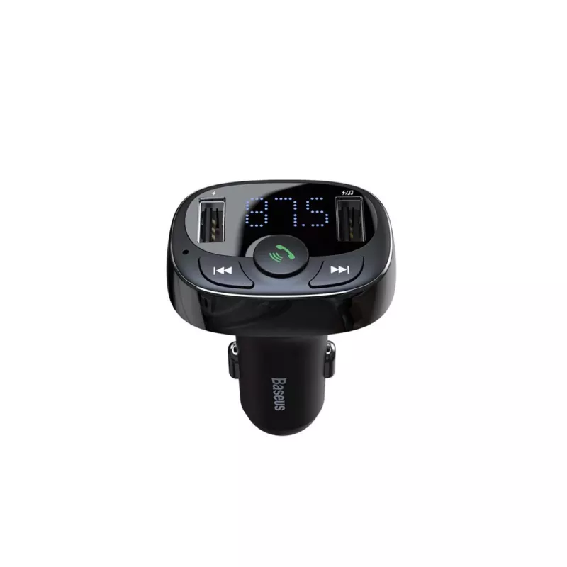 FM vysielač Baseus SUP0004410 87,5–108 MHz Bluetooth USB čierny