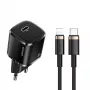 usams nabíjačka 1x USB-C T36 + Lightning PD – kompaktná PD nabíjačka s USB-C a Lightning