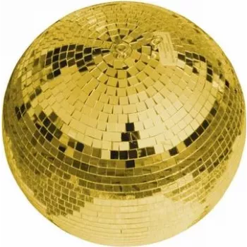 Disco guľa EUROLITE 30 cm zlatá zrkadlová guľa (model 50120035)