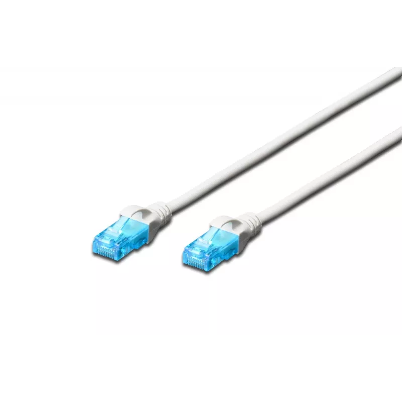 Sieťový kábel Digitus 0,25 m RJ-45 Cat5e biely