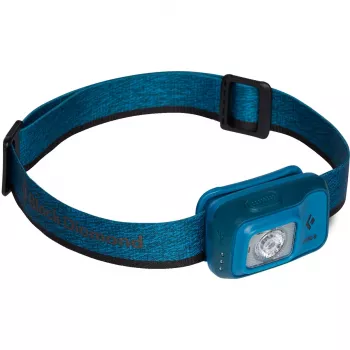 Čelová lampa Astro 300-R, LED svetlo modrá
