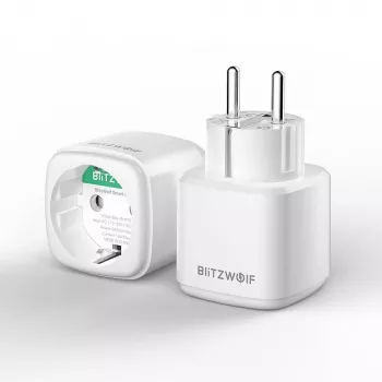 Inteligentná zásuvka BlitzWolf BW-SHP15 ZigBee 3680W — podomietková Wi-Fi/ZigBee kompatibilná zásuvka