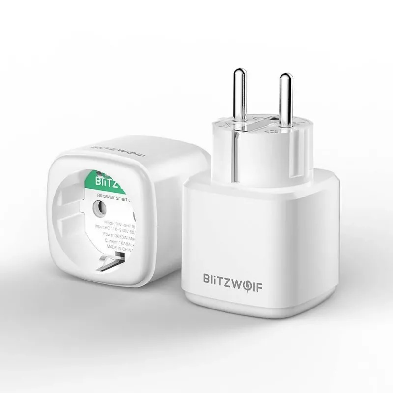 Inteligentná zásuvka BlitzWolf BW-SHP15 ZigBee 3680W — podomietková Wi-Fi/ZigBee kompatibilná zásuvka