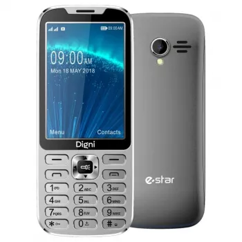 Telefón eSTAR Digni CALL 4G Dual SIM strieborný