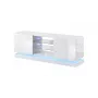 Cama Meble QIU 160 TV skrinka, MDF, biela lesk