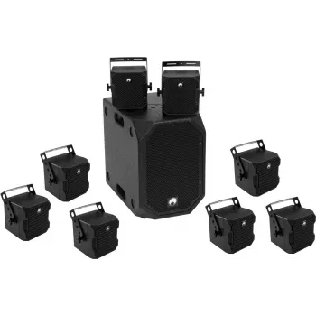 Omnitronic audio sada BOB-10A s 8x BOB-4 (model 20000534)