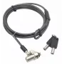 Káblový zámok DICOTA D31540 čierny 2 m