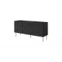 Cama Meble HOLE komoda 152x42,5x74,5 cm, matná čierna