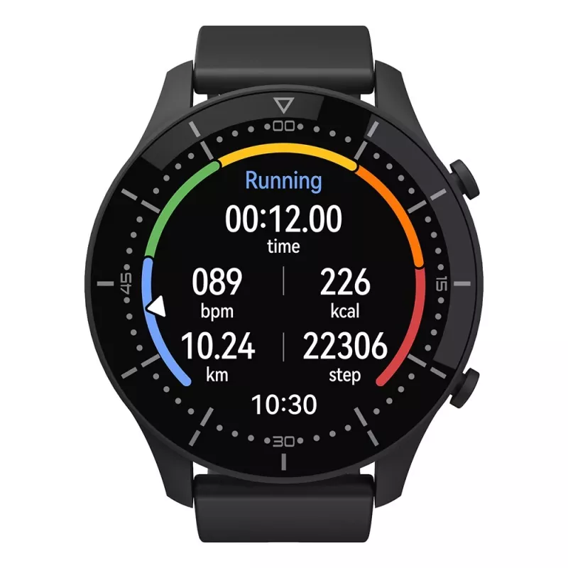 Smartwatch MEDIA-TECH MT870 — 1,3 palca (3,3 cm) IPS dotykový displej, 51 mm puzdro, Bluetooth, čierna