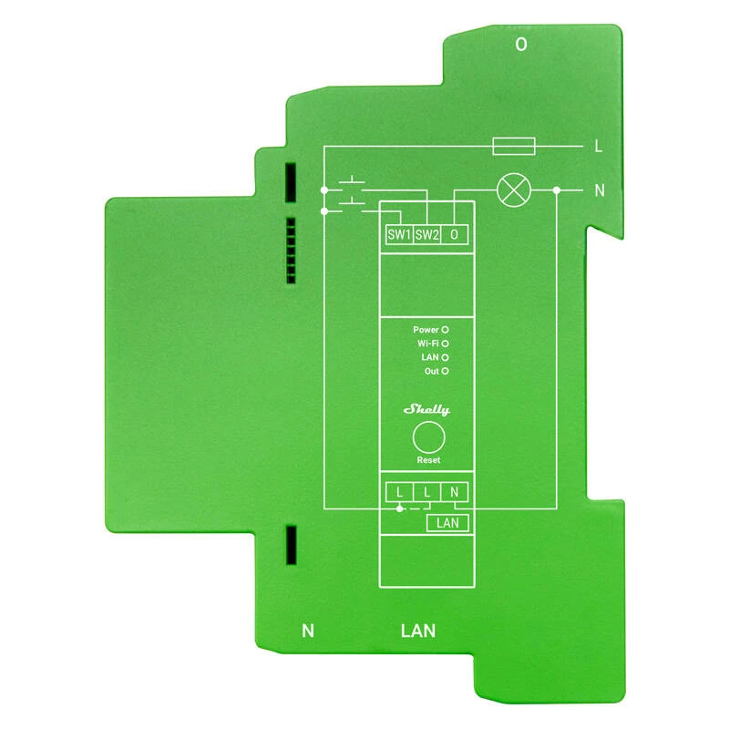 Shelly Pro Dimmer 1 DIN lištový smart spínač, 1-kanálový