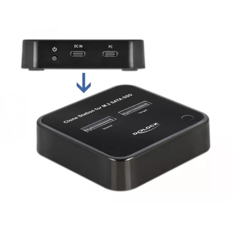 DeLOCK 64178 dokovacia stanica USB 3.2 Gen 2 Type-C SSD M.2