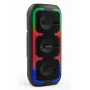 Prenosný stereo reproduktor SQUEAK SQ1009 – Bluetooth 5.3, 45 W RMS, 10 h výdrž batérie, FM, USB, AUX, LED, 1800 mAh, čierny