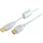 shiverpeaks BS77120-WF USB kábel 1 m USB 2.0 USB A biely (BS77120-WF)
