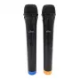 Karaoke mikrofón MEDIA-TECH MT395 Accent Pro — káblový, čierny, vypínač, max. dosah 20 m, balenie 2 ks