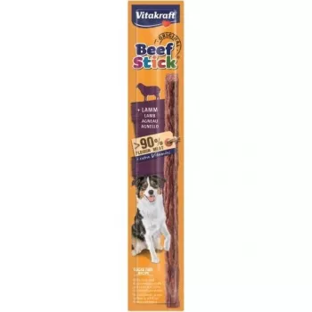 Hryzacia maškrta pre psov Vitakraft Beef Stick Lamb 12 g jednotlivá tyčinka — jahňacia chuť, 12 g vrecko, dospelé psy, všetky plemená