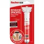 fischer OPRAVNÁ STIERKA - kov - plast - drevo - univerzálna - strop - stena - biela - stláčacia tuba - 70 ml