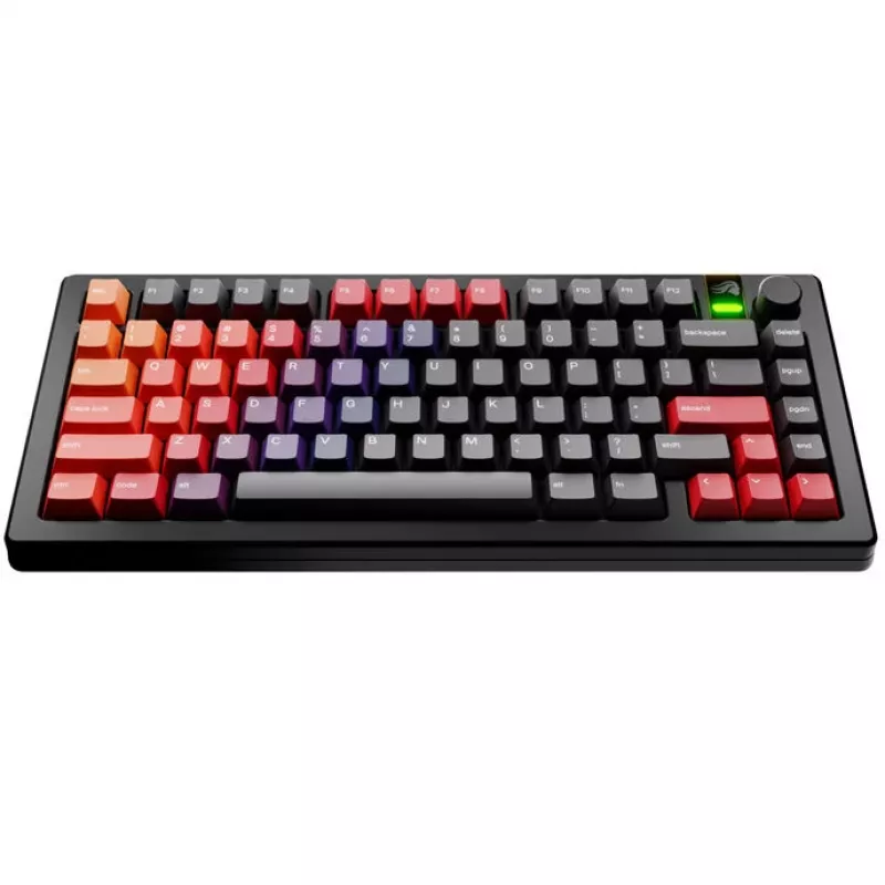 Keycaps GLORIOUS GPBT Gradient Celestial Fire PBT Dye-Sub ANSI rozloženie